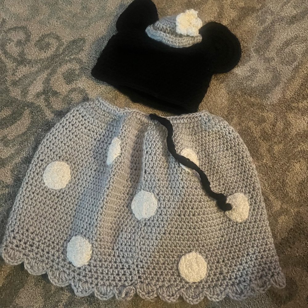 Crochet steam boat Minnie Mouse inspired costume